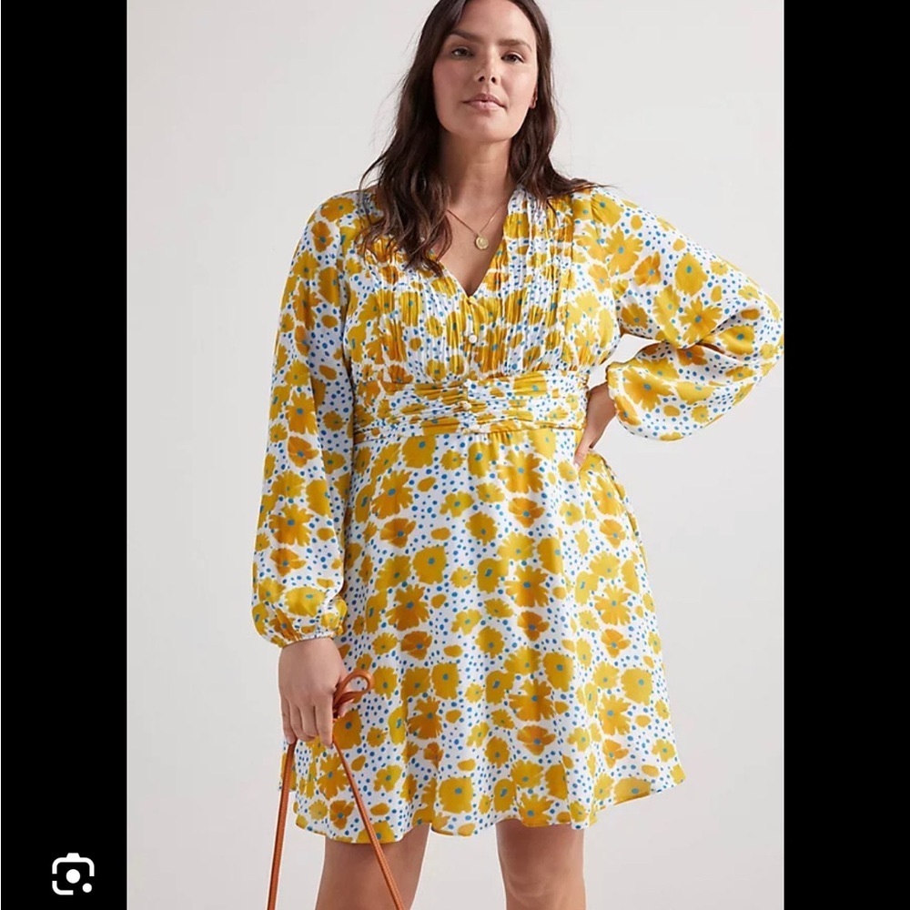 Anthropologie, Vera Buttercup Mini Dress